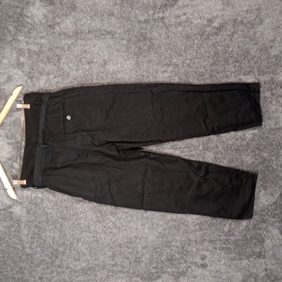 Sézane Austin Trousers Black Womens Office Work Career Pants Size 10/42 - Picture 4 of 12